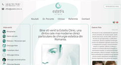 Desktop Screenshot of estetis-clinic.ro