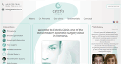 Desktop Screenshot of estetis-clinic.com