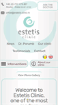 Mobile Screenshot of estetis-clinic.com