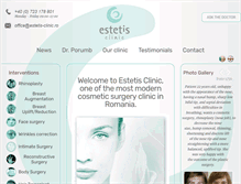 Tablet Screenshot of estetis-clinic.com